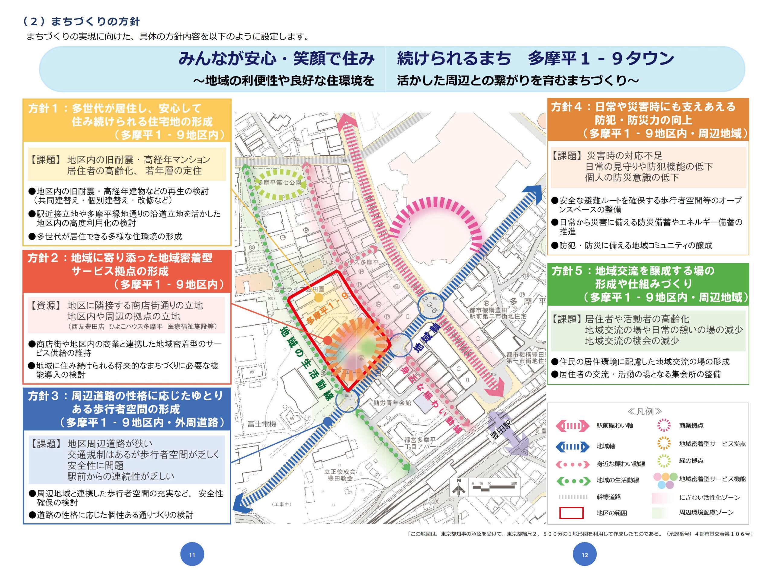 多摩平一丁目９番地地区地区まちづくり計画の策定